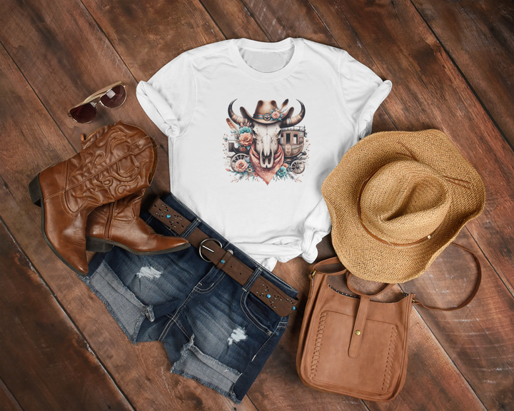 Women's Outlaw Rose Wild West T-Shirt