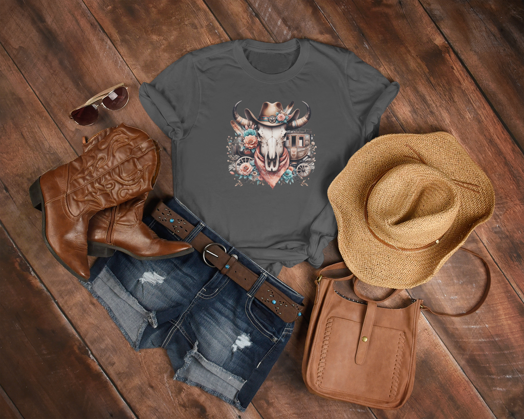 Women's Outlaw Rose Wild West T-Shirt