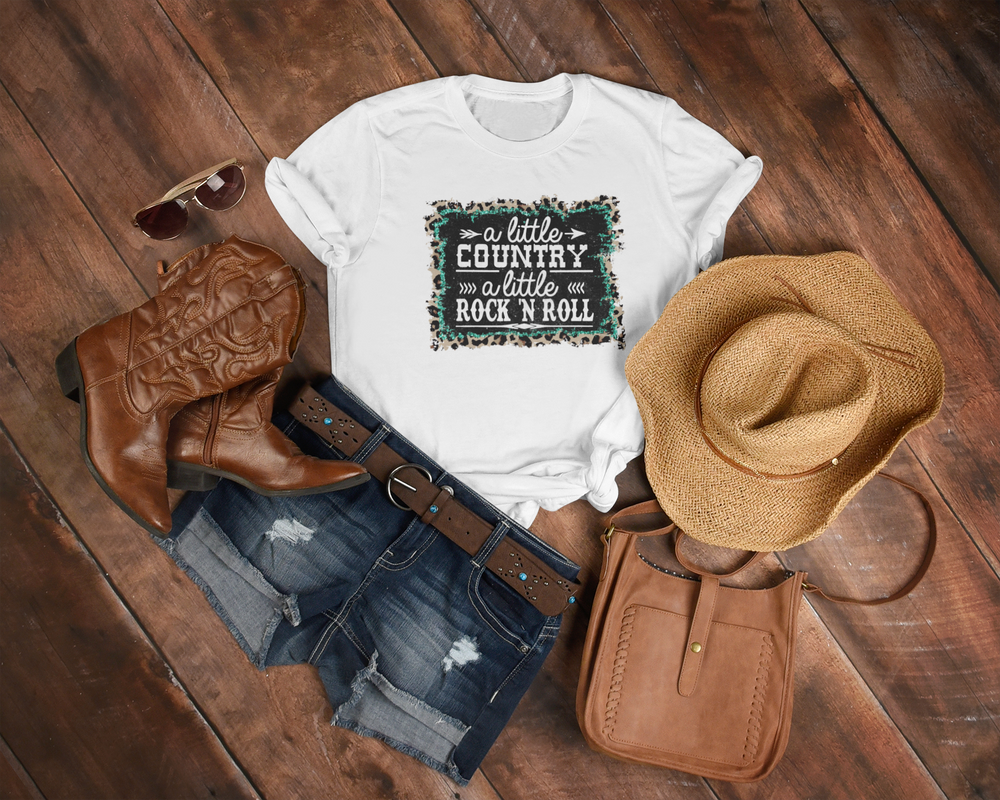 Women's A Little Country Tee - [farm_afternoons]