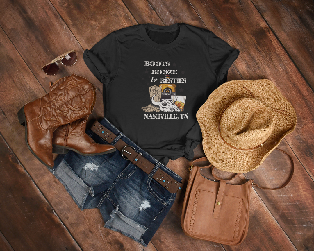 Women's Boots And Besties TShirt - [farm_afternoons]