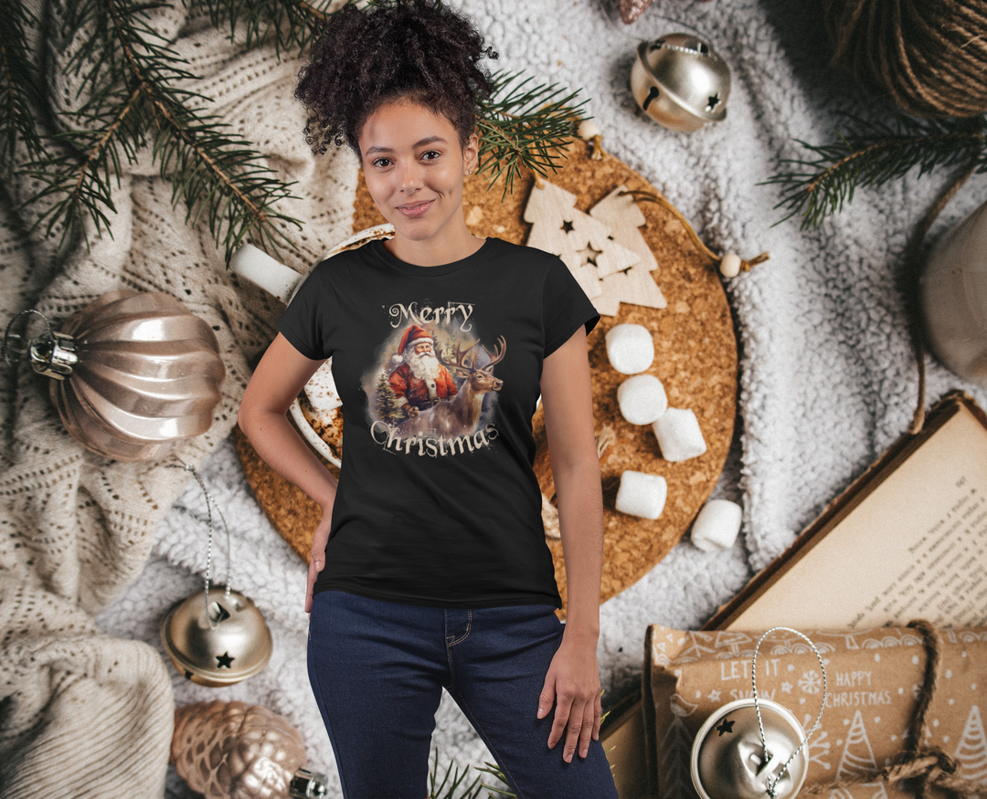 Women's Vintage Merry Christmas - [farm_afternoons]