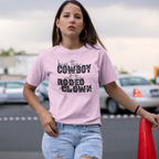 Women's Kiss The Cowboy T-Shirt - [farm_afternoons]