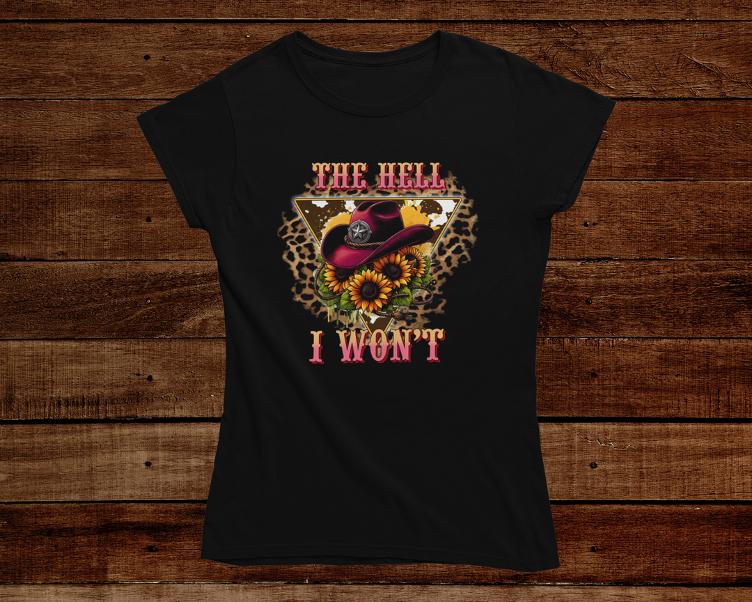 Leopard The Hell I Won't Tee