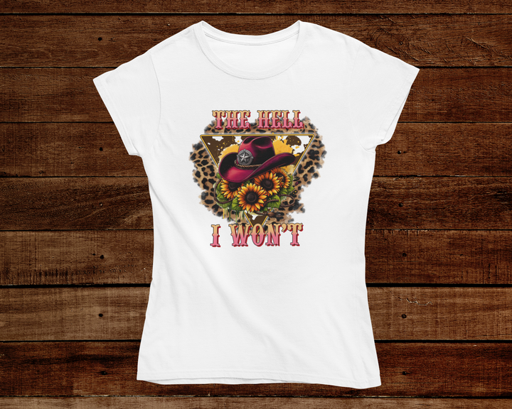 Leopard The Hell I Won't Tee