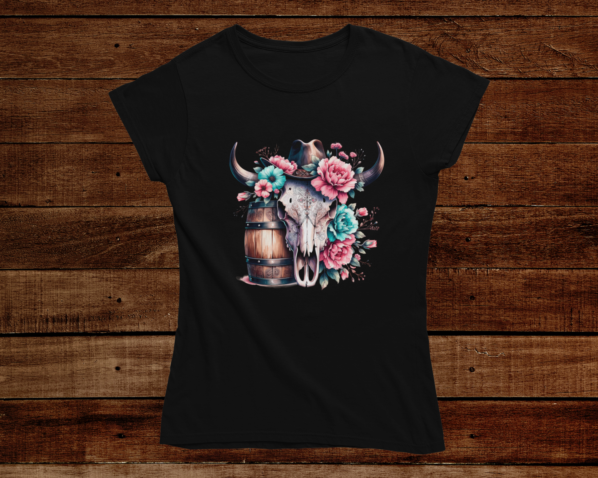 Women's Barrels & Bulls Tee - [farm_afternoons]