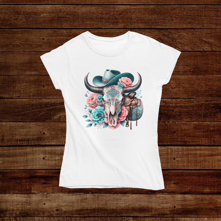 Womens Bull Skulls & Saddles - [farm_afternoons]