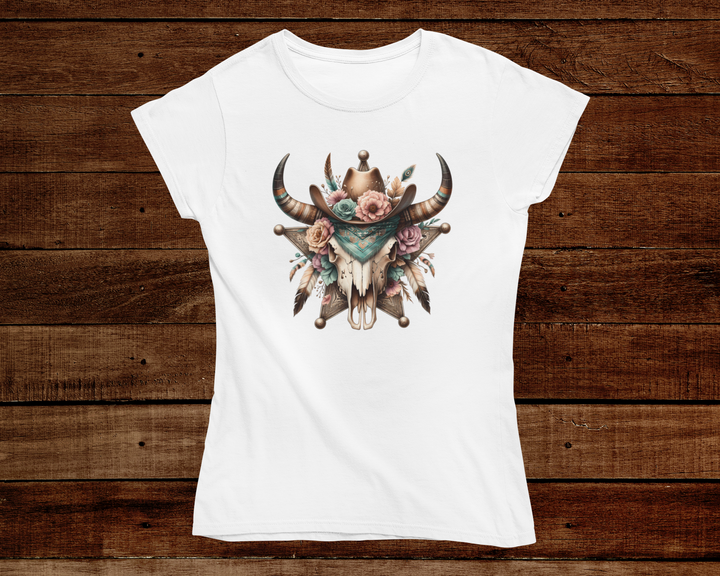 Women's Wild West and Feathers T-Shirt - [farm_afternoons]