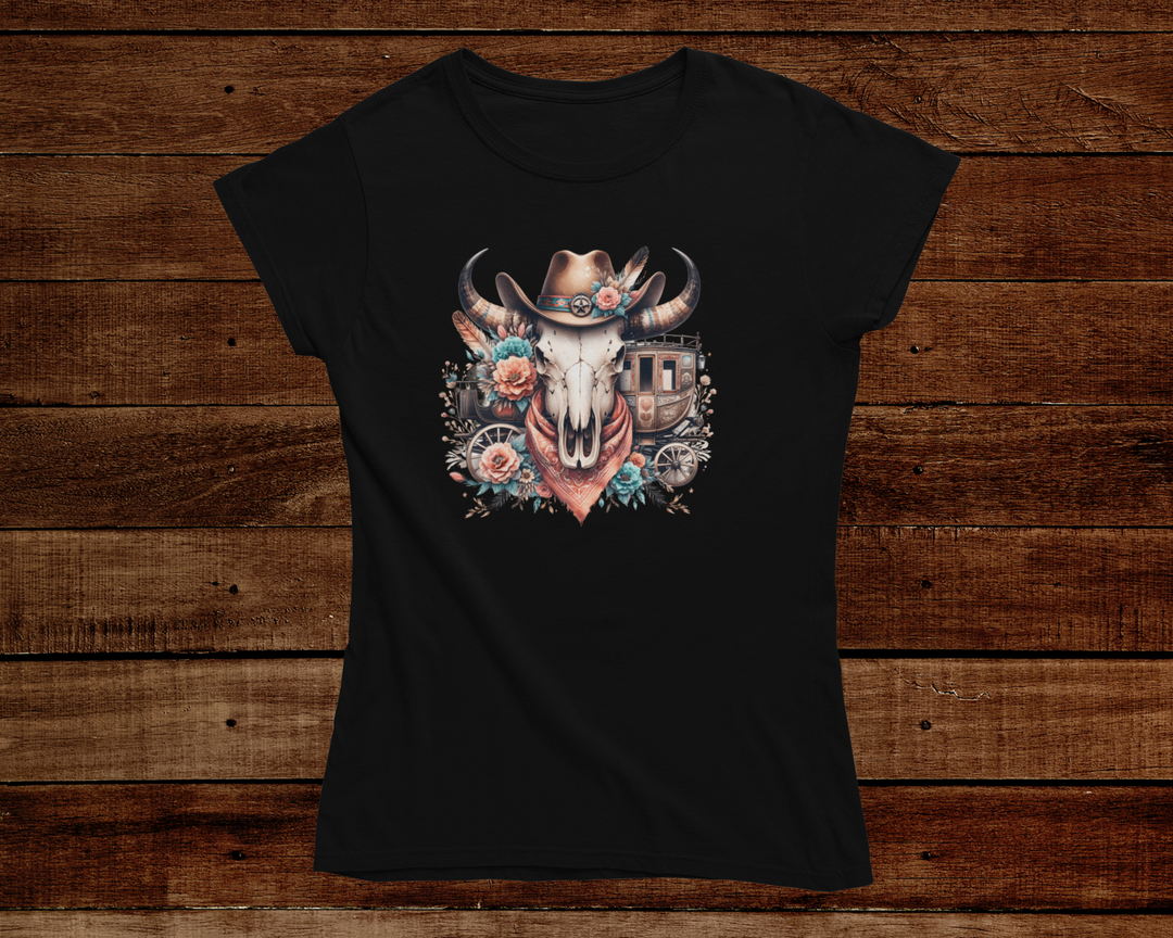 Women's Outlaw Rose Wild West T-Shirt