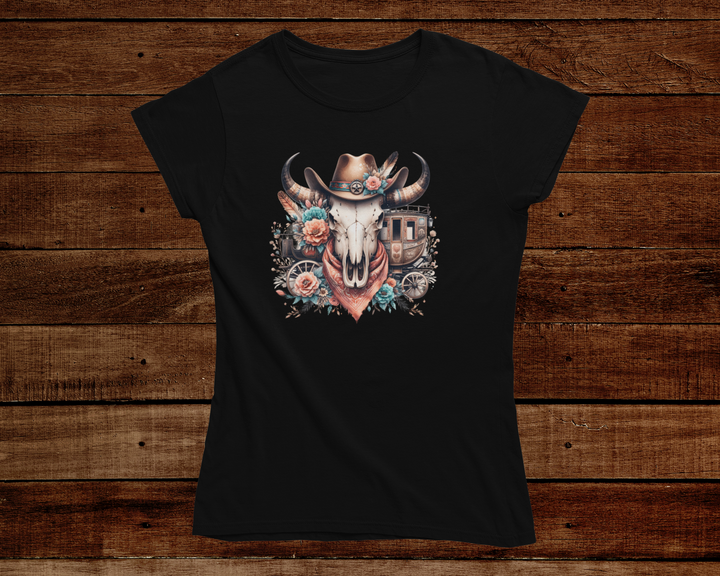 Women's Outlaw Rose Wild West T-Shirt