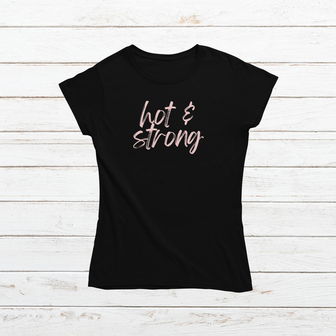 Women's Hot & Strong T-shirt - [farm_afternoons]