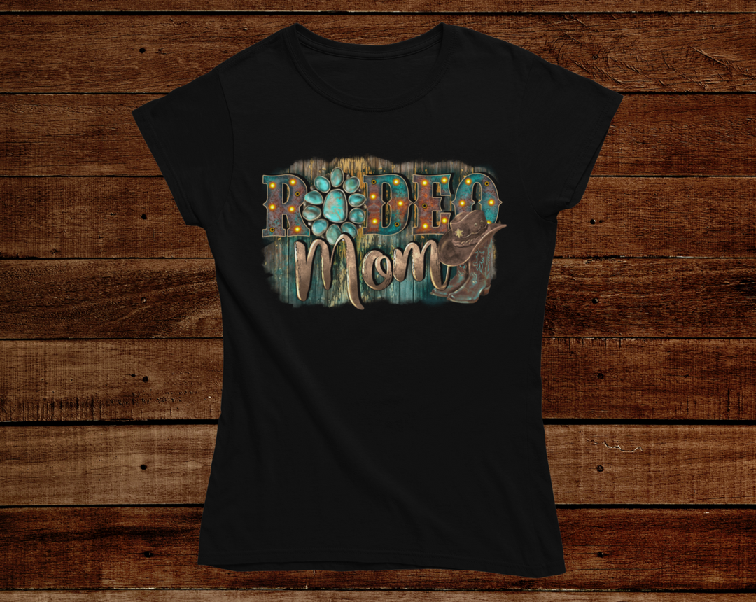 Women's Rodeo Mum TShirt - [farm_afternoons]