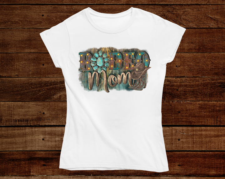 Women's Rodeo Mum TShirt - [farm_afternoons]