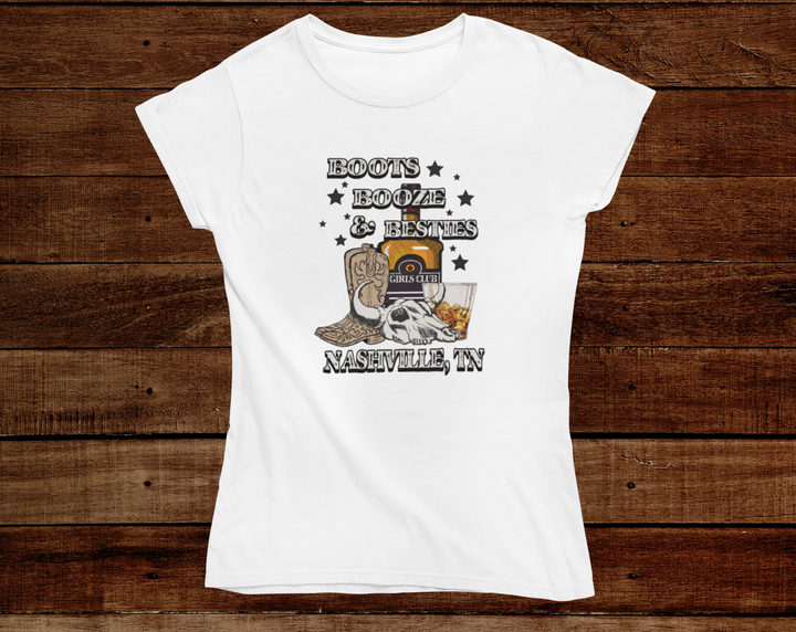 Women's Boots And Besties TShirt - [farm_afternoons]