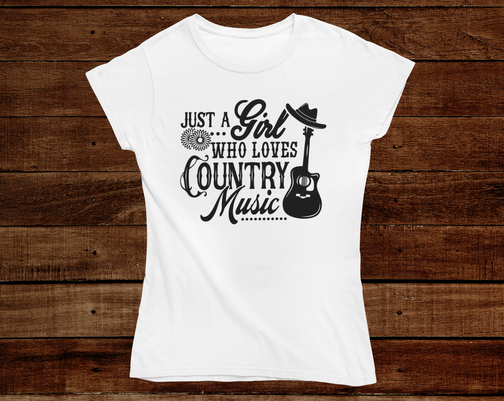 Women's Just a Girl T-shirt - [farm_afternoons]