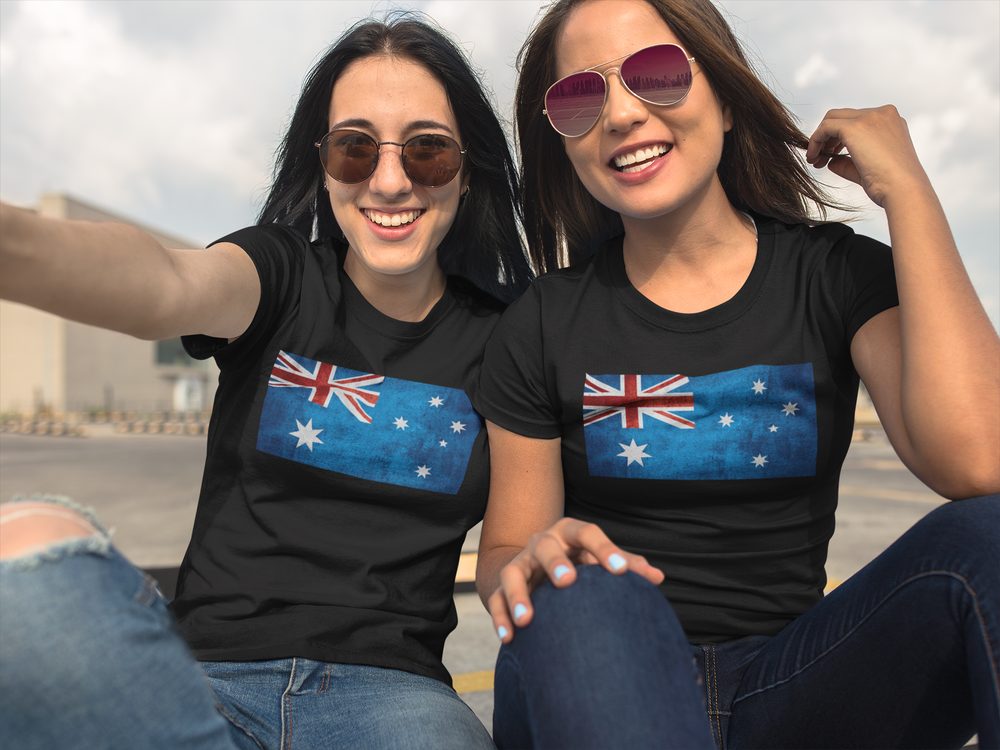 Womens  Vintage Australia T-Shirt - [farm_afternoons]