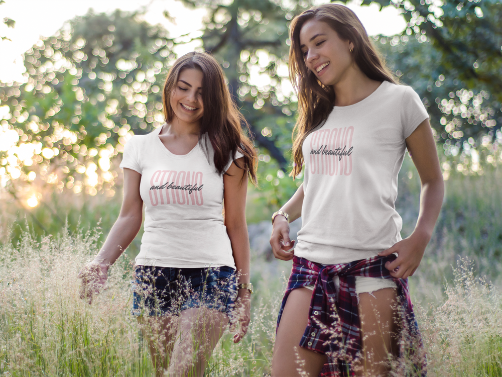 Women's Strong And Beautiful TShirt - [farm_afternoons]