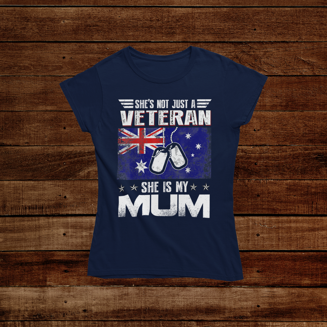 She's Not Just A Veteran T-shirt