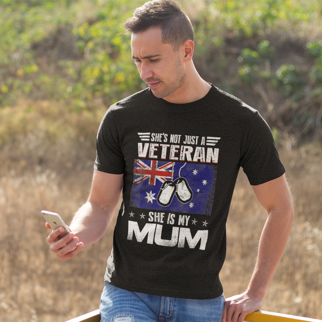 She's Not Just A Veteran T-shirt