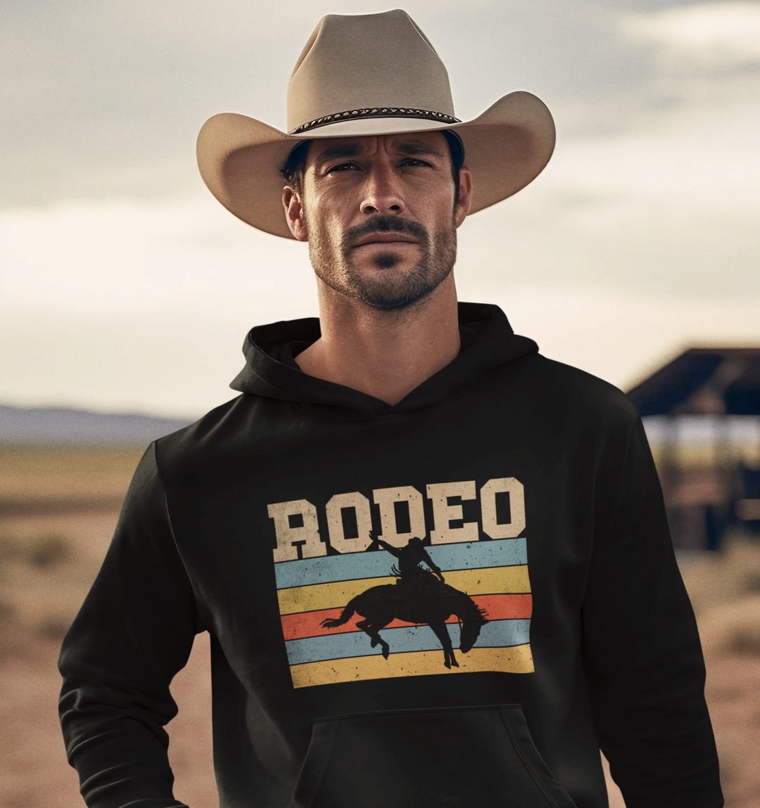 Men's Rodeo Hoodie - [farm_afternoons]
