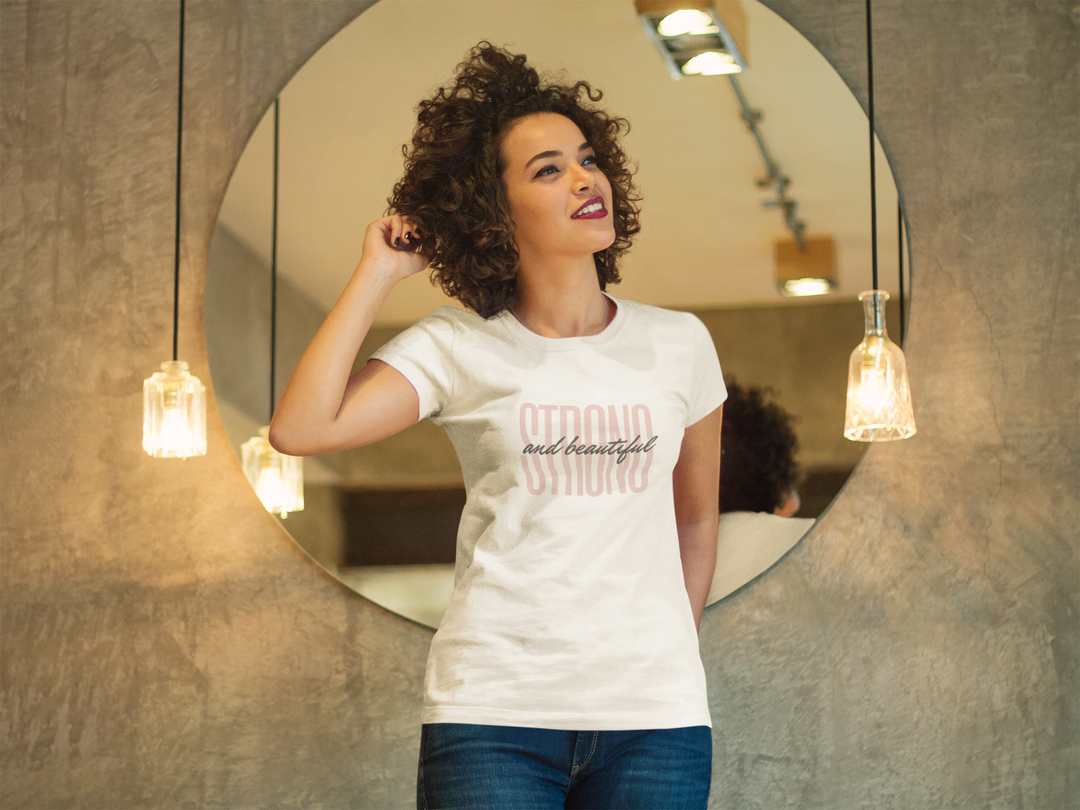 Women's Strong And Beautiful TShirt - [farm_afternoons]