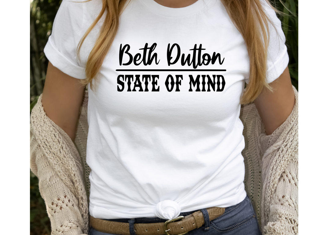 Women's Beth Dutton State Of Mind T-Shirt - [farm_afternoons]
