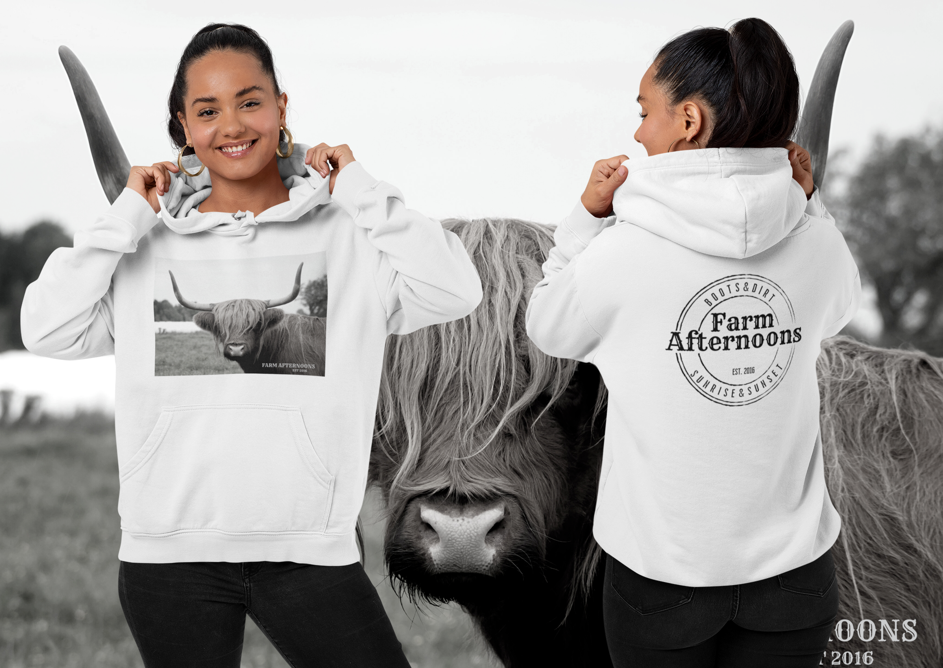 Women's Ferdy Hoodie - [farm_afternoons]