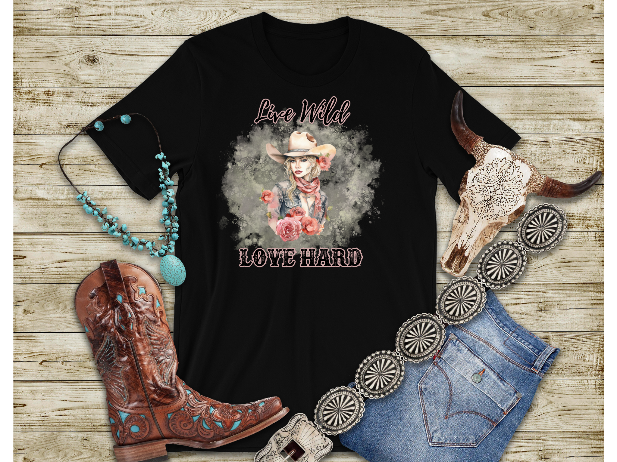 Women's Live Wild T-Shirt - [farm_afternoons]