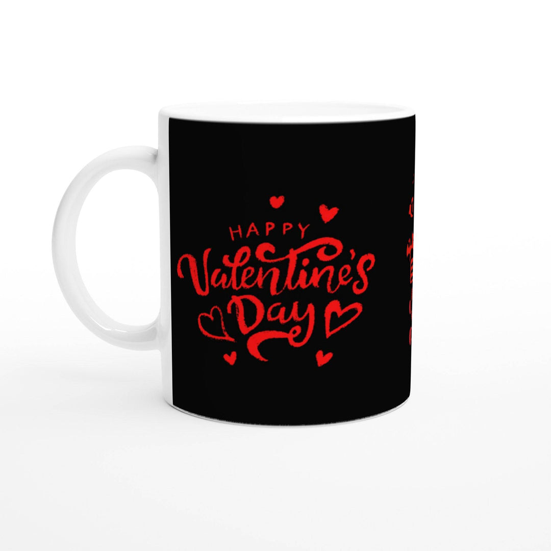 Red Happy Valentines Day Mug - [farm_afternoons]