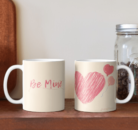 Vintage Be Mine Mug - [farm_afternoons]