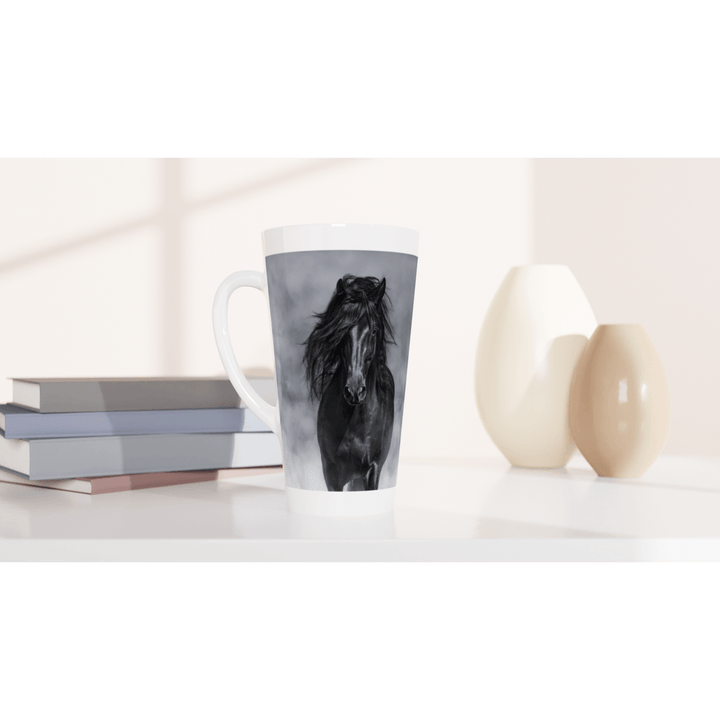 Wild Horse-  Latte 17oz Ceramic Mug - [farm_afternoons]