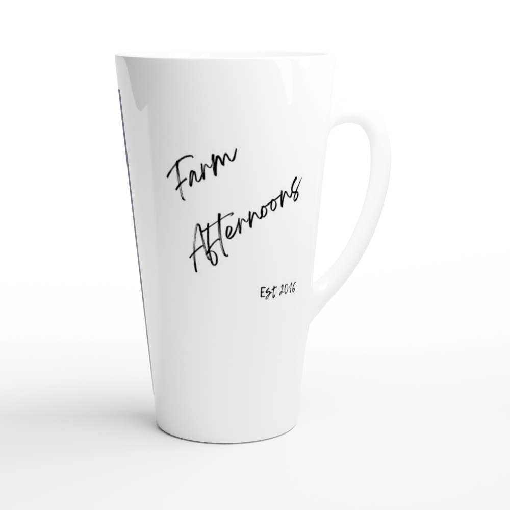 Wild Horse-  Latte 17oz Ceramic Mug - [farm_afternoons]