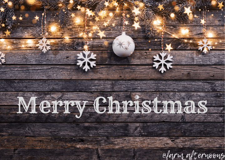 Merry Christmas e-card - [farm_afternoons]