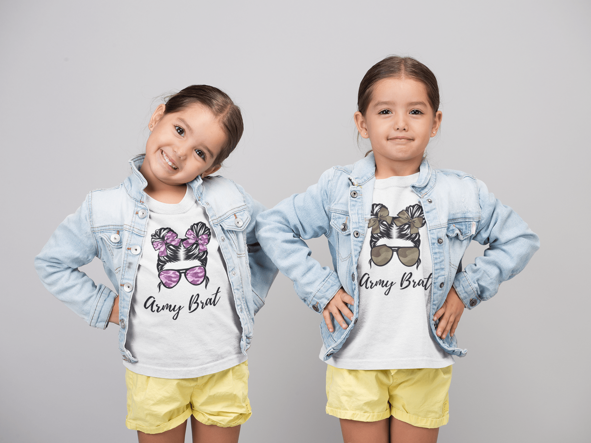 Girl's Army Brat T-shirt - [farm_afternoons]