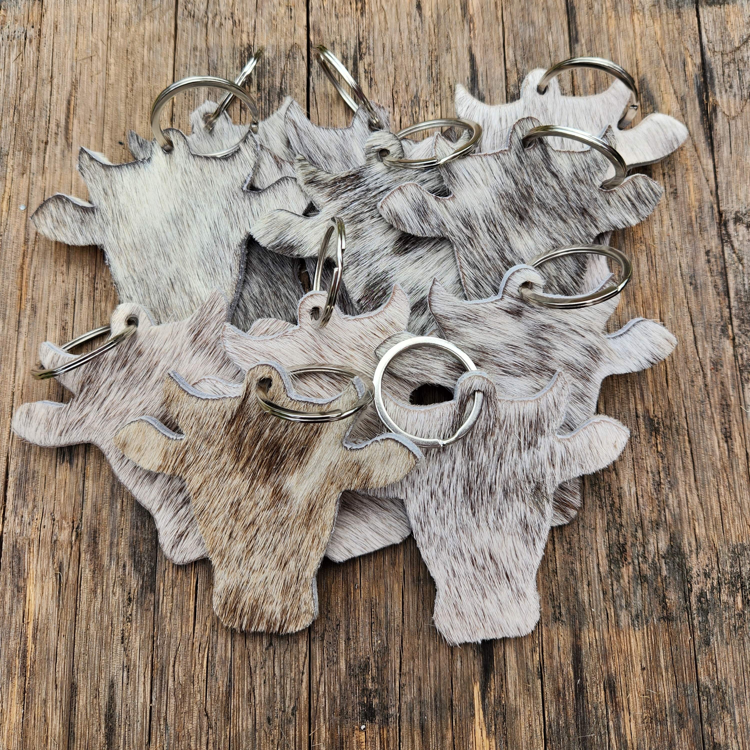 Cow Head Key Rings - [farm_afternoons]