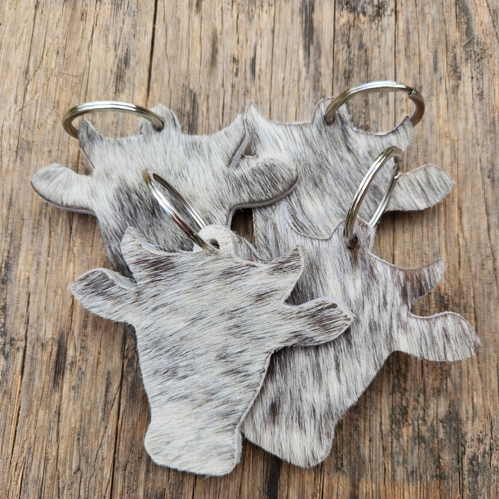 Cow Head Key Rings - [farm_afternoons]