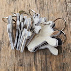 Cow Head Key Rings - [farm_afternoons]