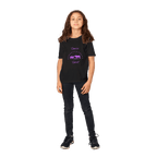 Girls Purple Sunrise Sunset - Classic Crewneck T-shirt - [farm_afternoons]