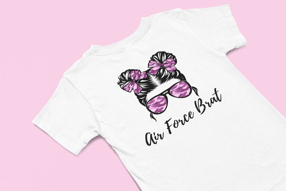 Girls Air Force Brat T-shirt - [farm_afternoons]