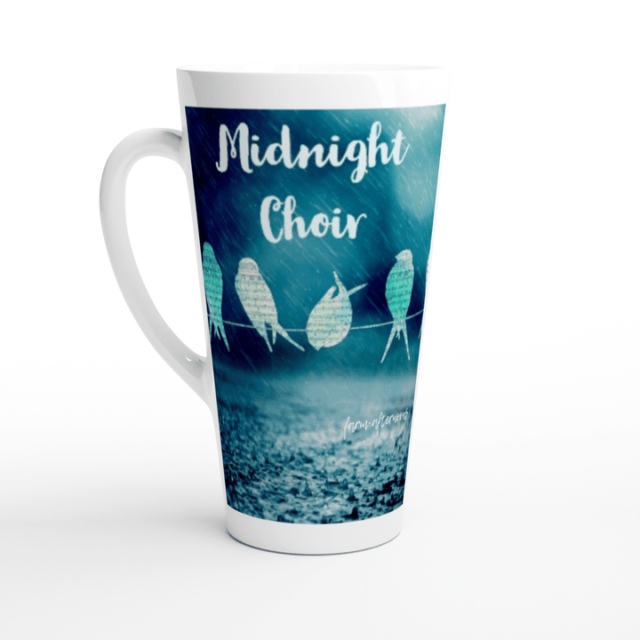 Midnight Choir - Latte 17oz Ceramic Mug - [farm_afternoons]