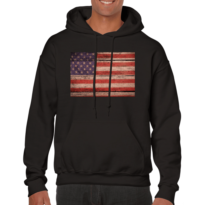 Men's USA - Classic Pullover Hoodie - [farm_afternoons]