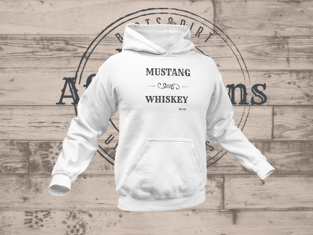 Men's 'Mustang Whiskey' - Pullover Hoodie - [farm_afternoons]