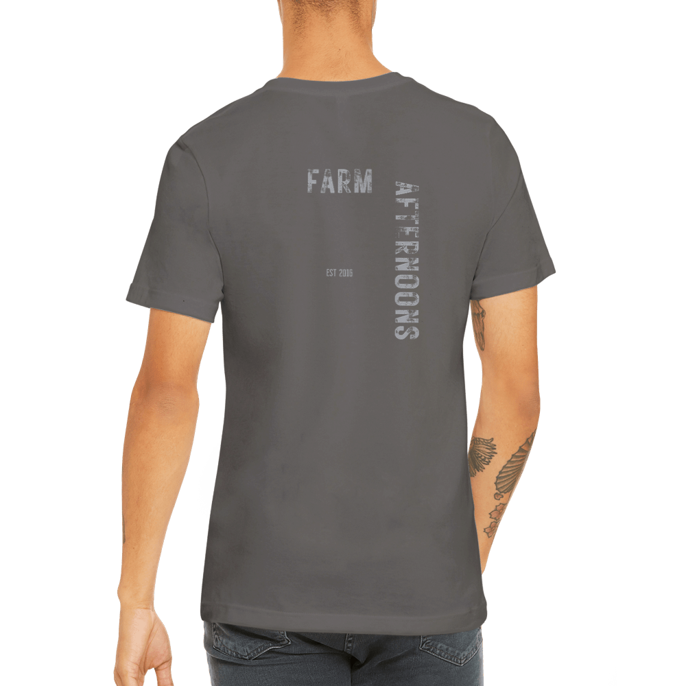 Men's Distressed USA T-shirt - [farm_afternoons]