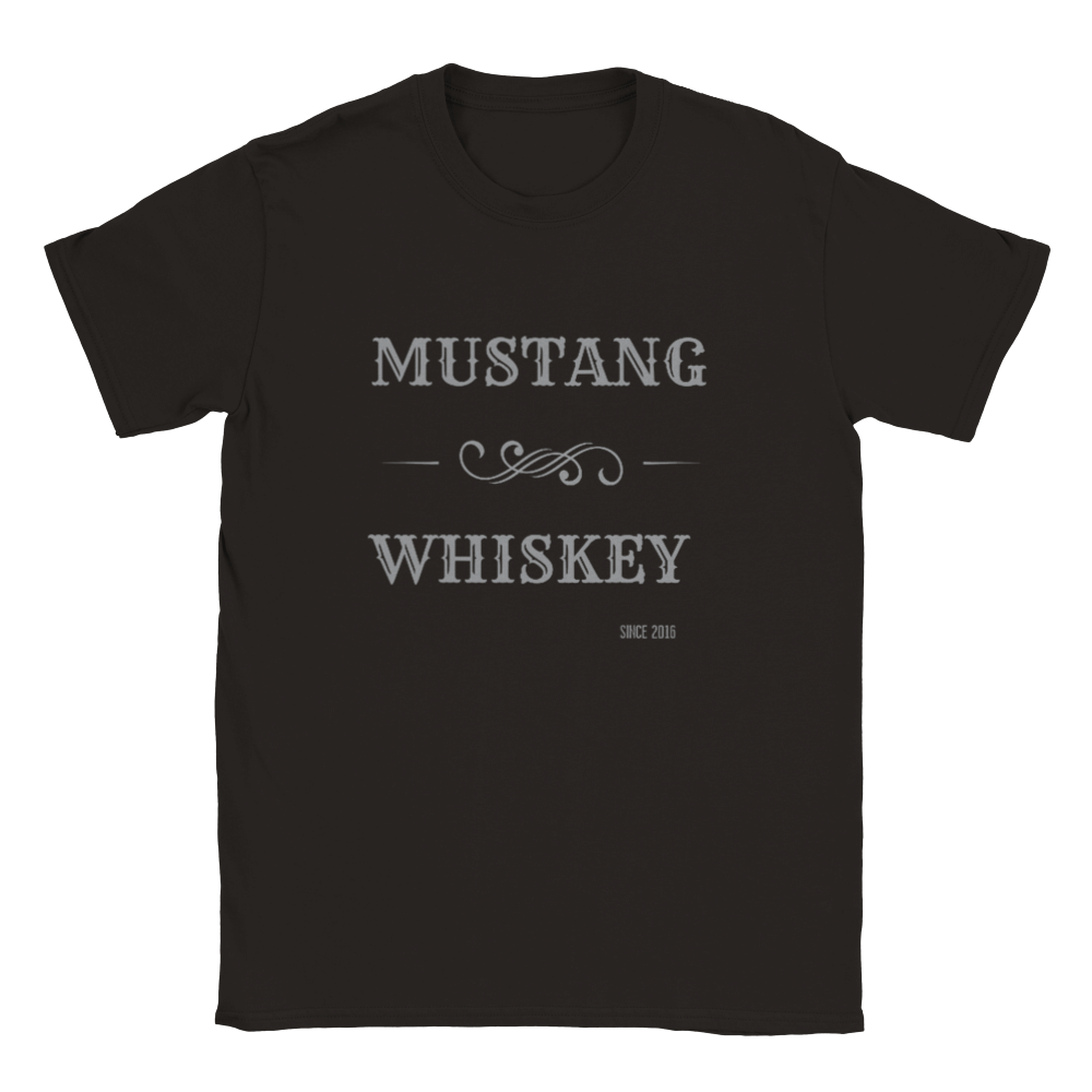 Men's Mustang whiskey T-shirt - [farm_afternoons]