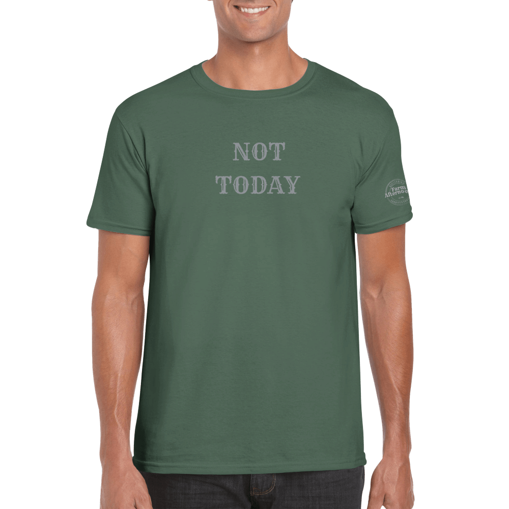 Men's Not Today Branded T-shirt - [farm_afternoons]