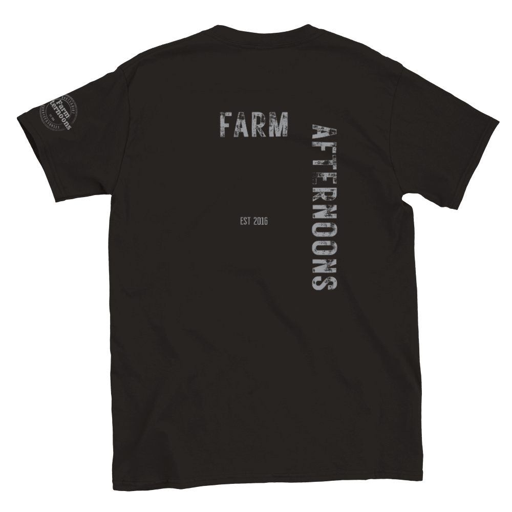 Mens's Mustang Whiskey Branded T-shirt - [farm_afternoons]