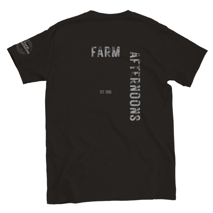 Mens's Mustang Whiskey Branded T-shirt - [farm_afternoons]