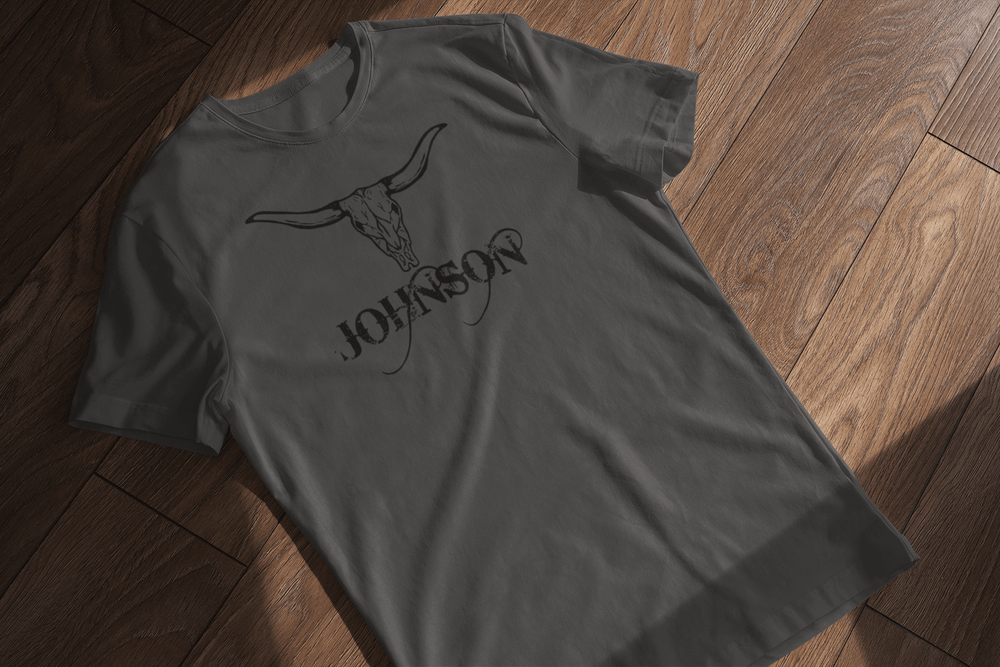 Men's Black Johnson T-shirt - [farm_afternoons]