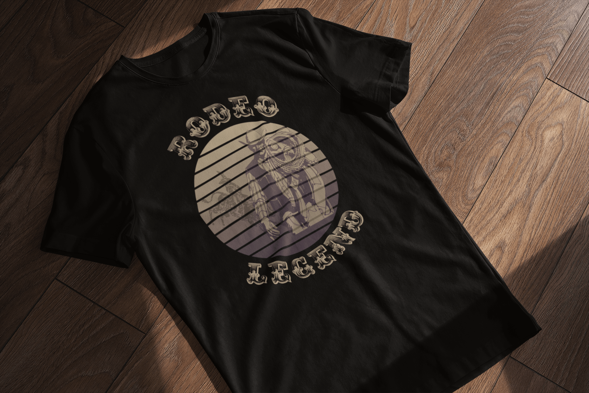 Men's Vintage Rodeo Legend T-shirt - [farm_afternoons]