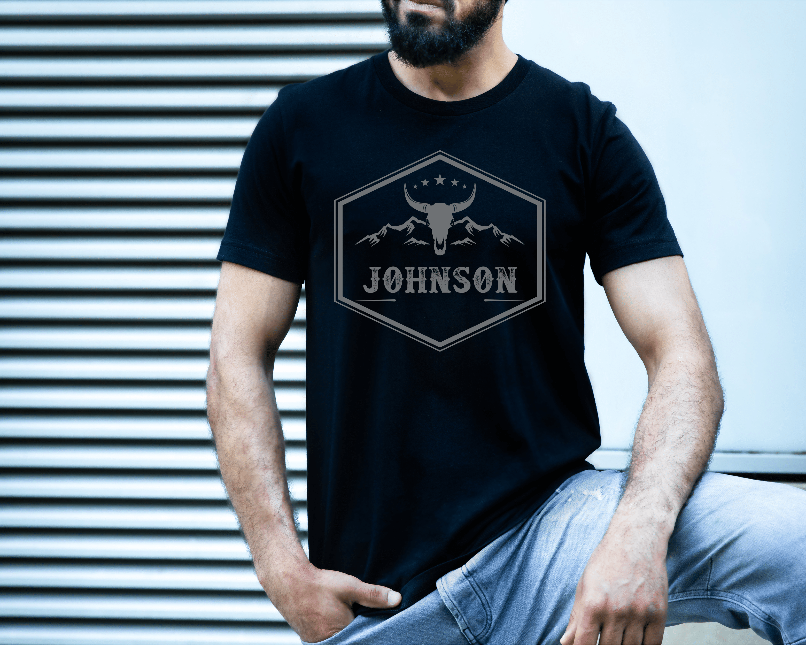 Men's Grey Johnson T-shirt