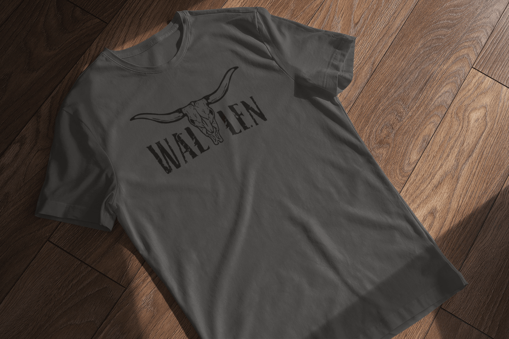 Men's Black Wallen T-shirt - [farm_afternoons]